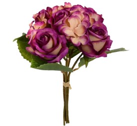 ATADO ROSAS-HORTENSIA (A) X 5-30CM (VIO)