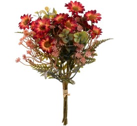 ATADO MARGARITAS (A) X 5-33CM (ROJO)