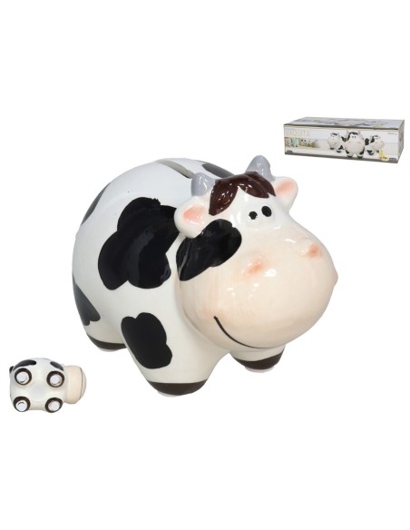 HUCHA PEQUEÑA VAQUITA 11X8X9,5 CM