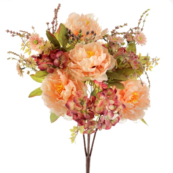 RAMO PEONIAS Y HORTENSIAS 55 CMS (7401-14)