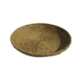 CENTRO MESA SEAGRASS METAL 55X55X8 NATURAL
