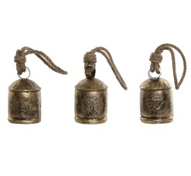 DECORACION COLGANTE HIERRO 7X7X15 CAMPANA 3 SURT.