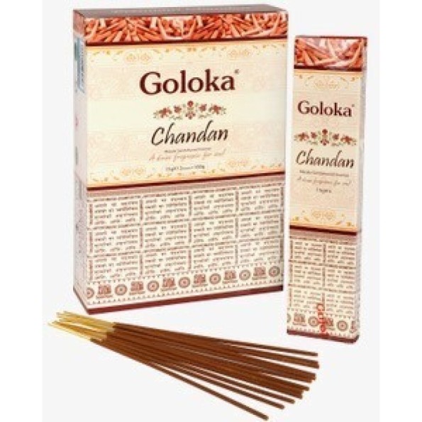 INCIENSO GOLOKA PREMIUM CHANDAN 15GR