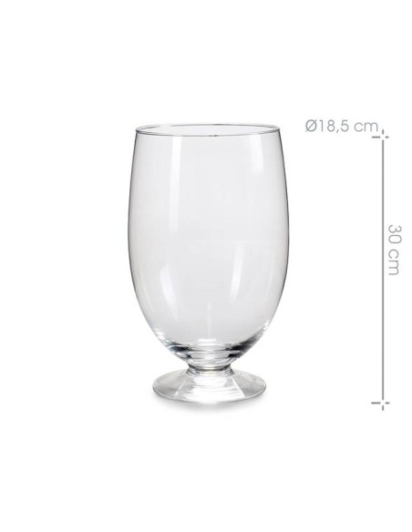 COPA CRISTAL ANCHA CON PIE