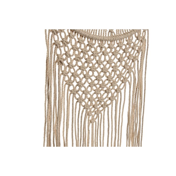 ESPEJO MACRAME CRISTAL 30X2X54 BLANCO