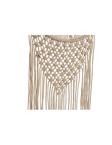 ESPEJO MACRAME CRISTAL 30X2X54 BLANCO