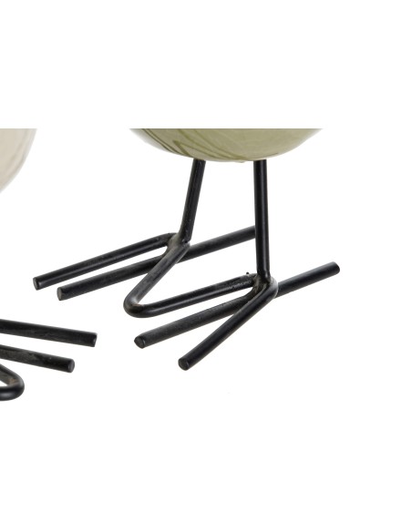 FIGURA PORCELANA METAL 15X9X14 PAJARO 3 SURT.