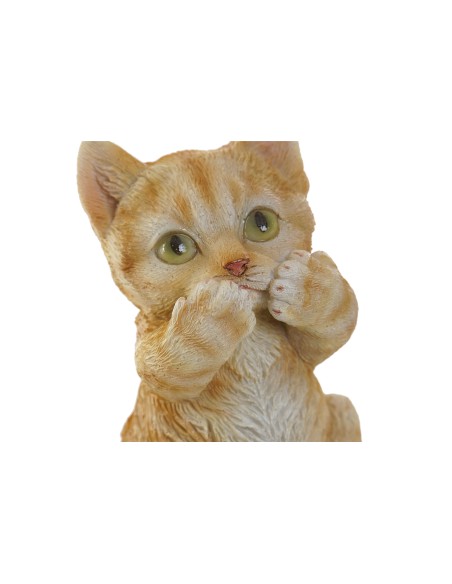 FIGURA RESINA 6,5X6X8 GATO PERRO 6 SURT.