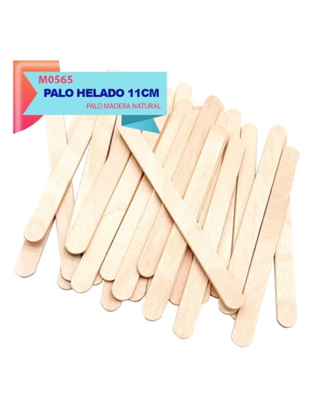 DEPRESORES DE MADERA NATURAL 11CM