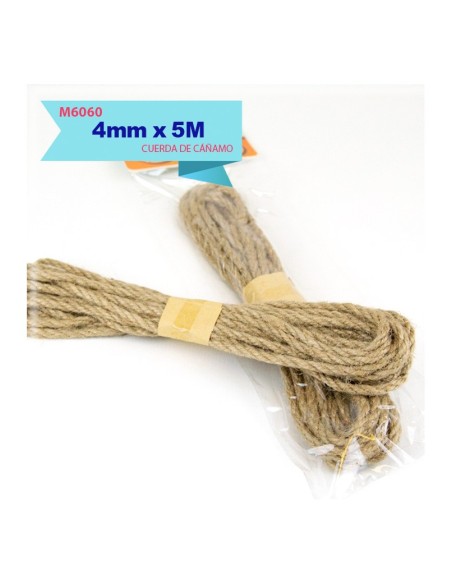 CUERDA DE CAÑAMO 4MMX5M CUERDA DE CAÑAMO 4MMX5M