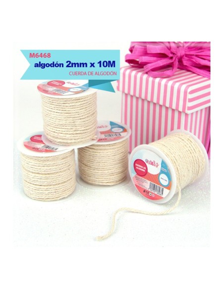CUERDA DE ALGODÓN 2MMX10M