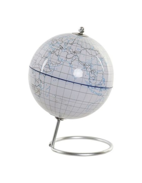 GLOBO TERRAQUEO METAL PP 14X20,5 AZUL
