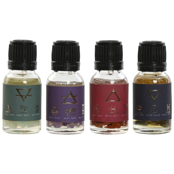 ACEITE ESENCIAS CRISTAL 15X10,5X21,5 15ML 4 SURT.