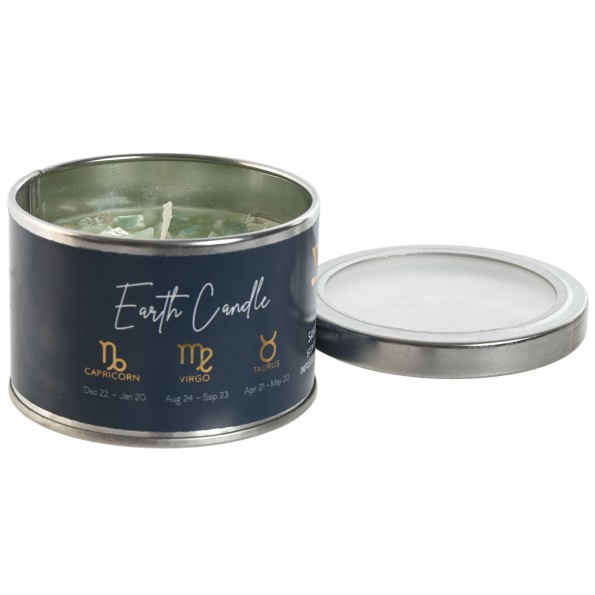 VELA CERA PIEDRA 31X20X8 130 GR ELEMENTOS 4 SURT.