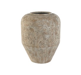 JARRON METAL 31,5X31,5X38,5 BLANCO