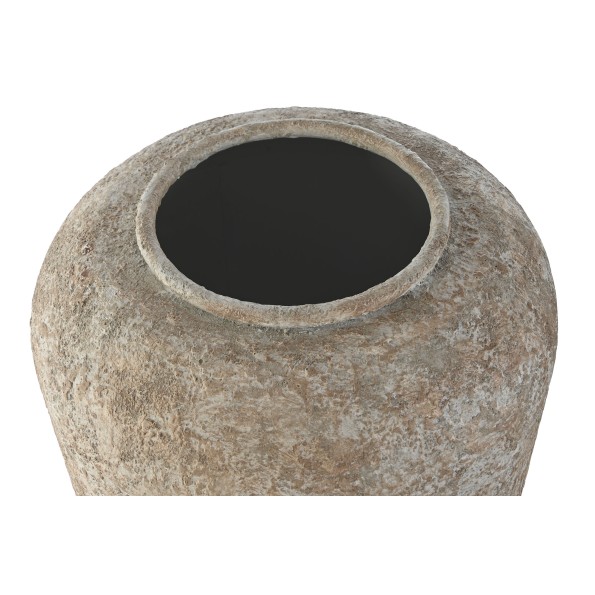 JARRON METAL 31,5X31,5X38,5 BLANCO