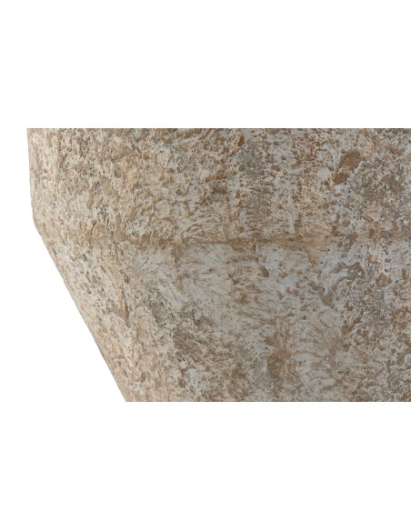 JARRON METAL 31,5X31,5X38,5 BLANCO