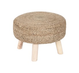 REPOSAPIES JUTE EUCALIPTO 50X50X35 NATURAL MARRON