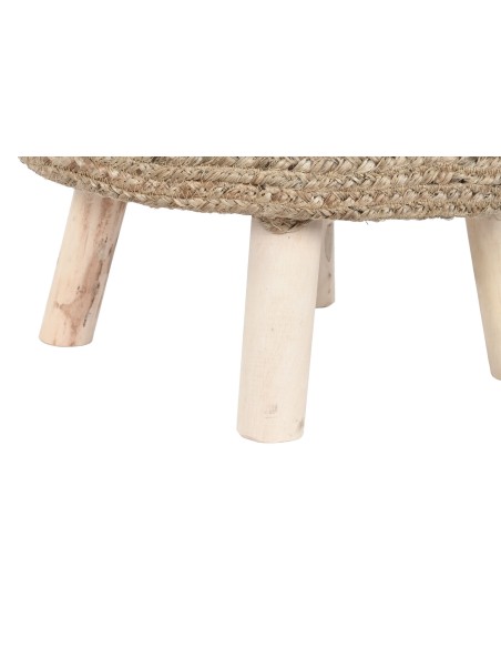 REPOSAPIES JUTE EUCALIPTO 50X50X35 NATURAL MARRON