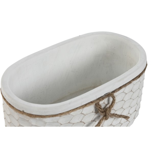 MACETERO SET 2 CEMENTO 23X13X11 PANEL ABEJA 2 SURT