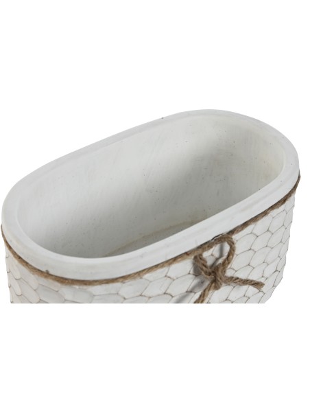 MACETERO SET 2 CEMENTO 23X13X11 PANEL ABEJA 2 SURT