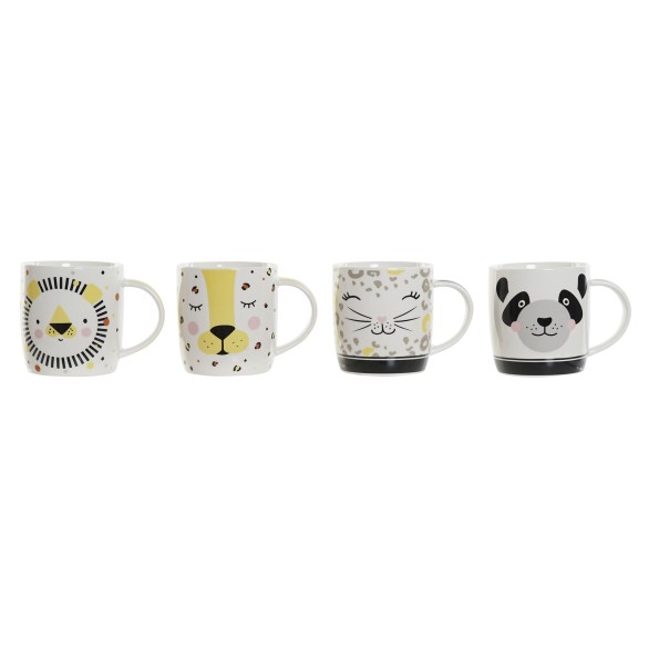 MUG NEW BONE 12X8,5X9 350ML, ANIMALES 4 SURT.