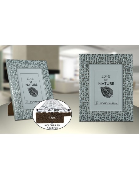 PORTAFOTO PLASTICO PS-522 30X40CM(6/12)