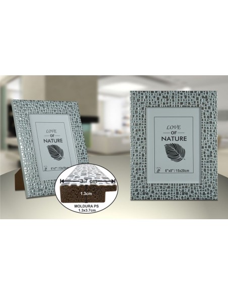 PORTAFOTO PLASTICO PS-522 15X20CM(12/24)