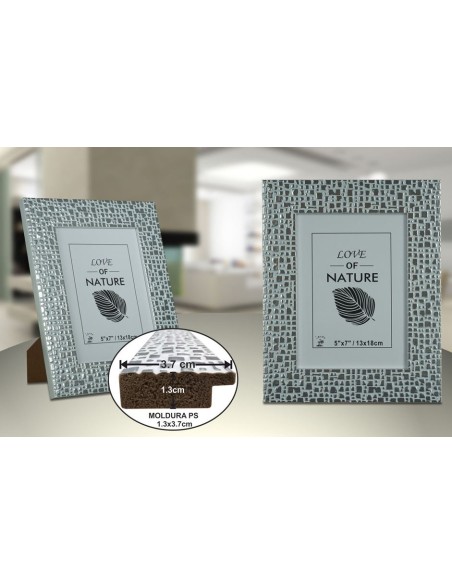 PORTAFOTO PLASTICO PS-522 13X18CM(12/24)