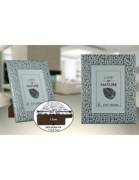 PORTAFOTO PLASTICO PS-522 10X15CM(12/36)