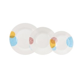 VAJILLA 18 P PORC 27CM COLORADO