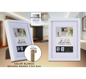 PORTAFOTO MADERA DM-892 30X40CM (6/12)