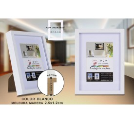 PORTAFOTO MADERA DM-892 15X20CM (12/36)