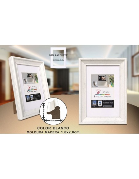 PORTAFOTO MADERA DM-841 24X30CM(12/24)