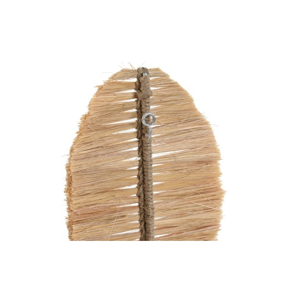 PERCHERO PARED SET 3 FIBRA METAL 12X4X26 HOJA (PP-214863 )