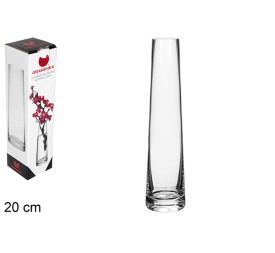 FLORERO CRISTAL NATURAL 20CM