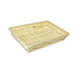 CESTO BAMBU RECTANGULAR NATURAL 38x29x7cm