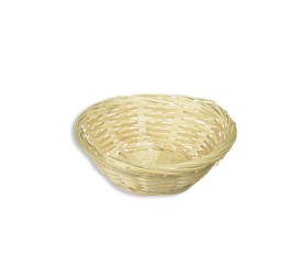 CESTO BAMBU COL NATURAL d14x5cm
