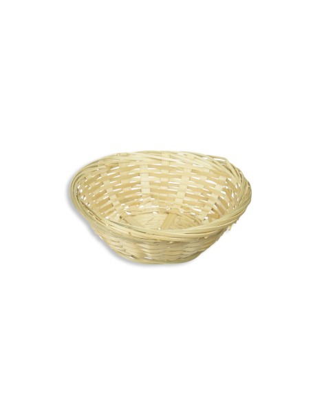 CESTO BAMBU COL NATURAL d14x5cm