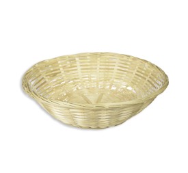 CESTO REDONDO BAMBU COLOR NATURAL 35Dx10cm 
