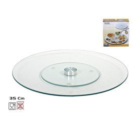 PLATO GIRATORIO ALICE - 35X18CM CRISTAL