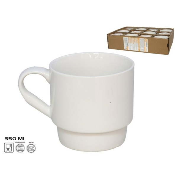 TAZA MUG PORCELANA MIKKELI 350ML