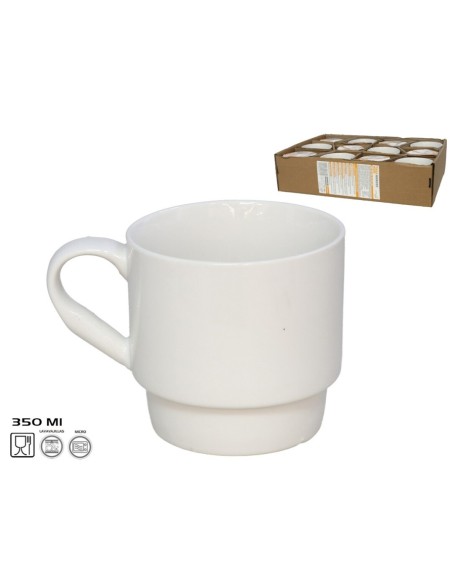 TAZA MUG PORCELANA MIKKELI 350ML