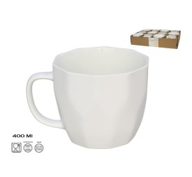 TAZA MUG PORCELANA MIKKELI 400ML. BLANCA