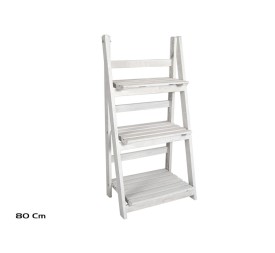 ESTANTE MADERA 3 BALDAS 80X41X25 BLANCO