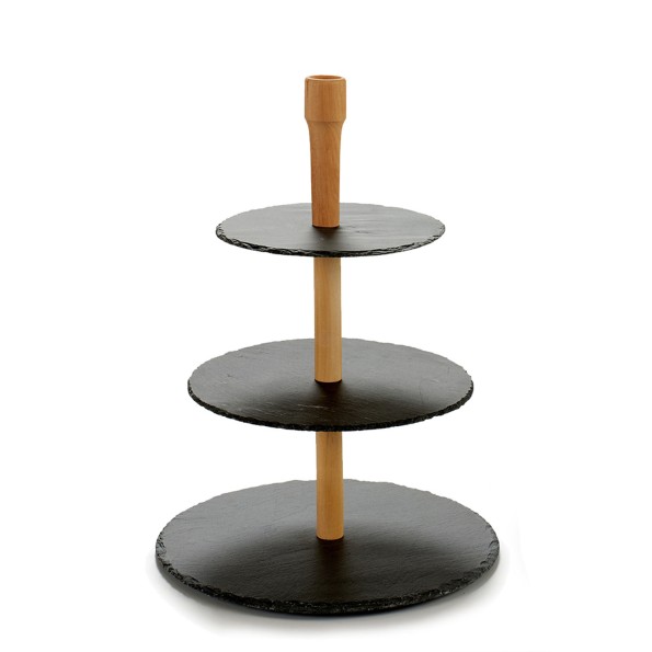 ESTANTE PIZARRA 3 PISOS REDONDO