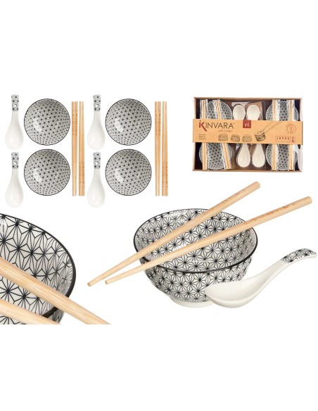 SET 12 PIEZAS SUSHI BLANCO