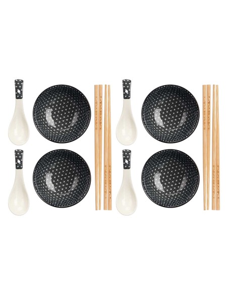 SET 12 PIEZAS SUSHI NEGRO SET 12 PIEZAS SUSHI NEGRO