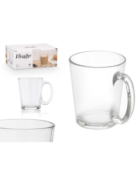 TAZA DESAYUNO ASA CONICA 250ML