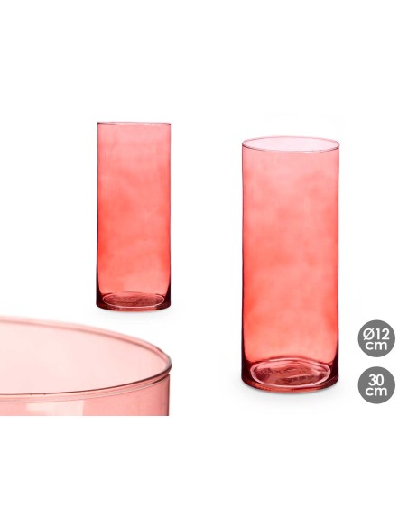 JARRON CRISTAL CILINDRO 12CM DIAM X 30CM TEJA JARRON CRISTAL CILINDRO 12CM DIAM X 30CM TEJA